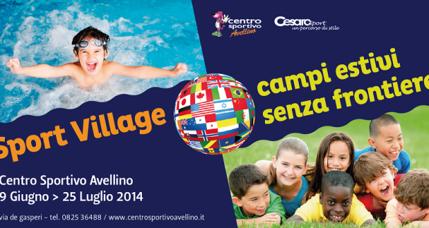 Boom di iscrizioni per i Camp estivi del Centro Sportivo Avellino: già 150 i bambini che parteciperanno a Sport Village 2014