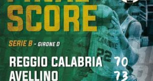 Orgoglio Scandone: i biancoverdi vincono in casa della Viola Reggio Calabria  70 – 73