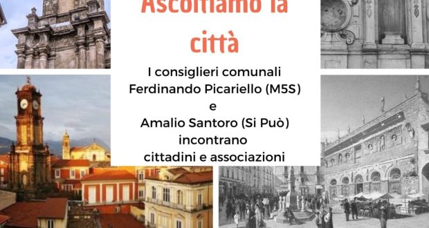 Avellino, “Ascoltiamo la città”: sabato 28 maggio incontro promosso dai consiglieri comunali Picariello e Santoro