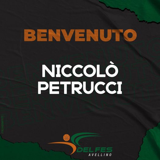 La Del Fes Avellino annuncia: l’ala Niccolò Petrucci indosserà la canotta biancoverde