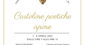 Castel Baronia, dal 1 all’8 aprile nel Chiostro di Santo Spirito si terrà la mostra “Cartoline poetiche irpine” di Graziella Di Grezia