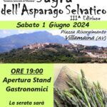 Villamaina, sabato 1 giugno 2024: si rinnova l’appuntamento con la Sagra dell’Asparago selvatico