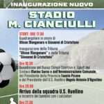 Volturara Irpina, martedi 8 settembre grande festa dello sport: inaugurazione dello stadio con la squadra dell’Avellino