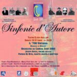 Avellino, sabato 10 ottobre alle ore 20 presso il Teatro Eliseo torna “Sinfonie d’Autore”